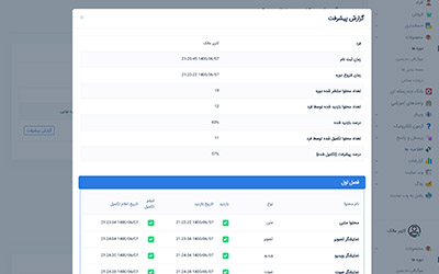 گزارشات تحصیلی و حضورغیاب