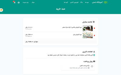 وب سایت فروشگاهی با برند شما